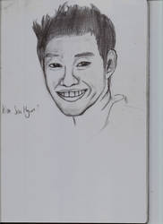 Kim Soo Hyun Drawing Attempt