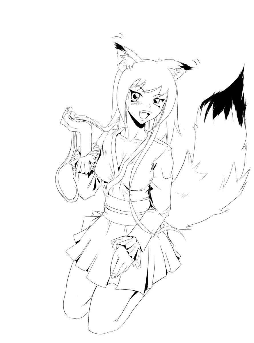 Cute Fox Girl Kailey by sanaya on DeviantArt