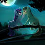 Fanart twilight sparkle and peter parker moon pony