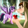 Fanart pony twilight sparkle and peter parker COM 