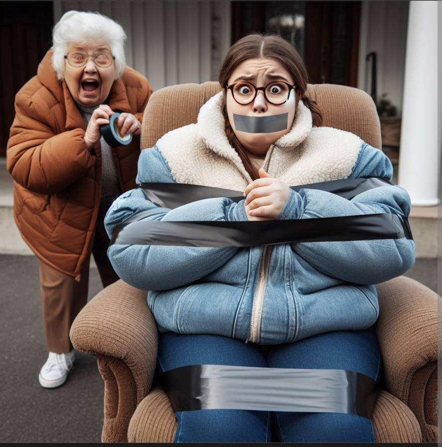 Don't steal granny's seat! by Gingerysoul on DeviantArt