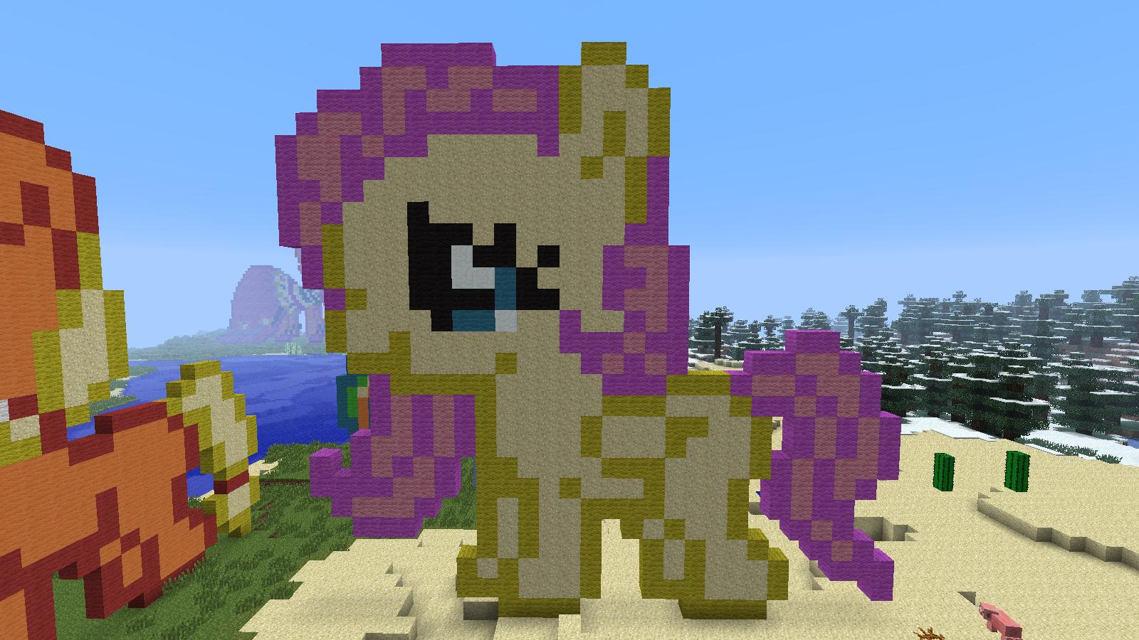 Filly Fluttershy Pixelart