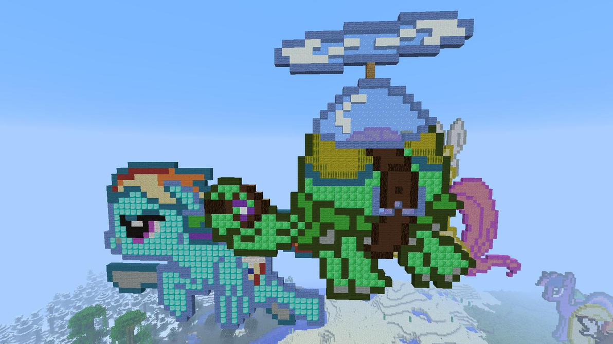 Minecraft Pixel Art Tank.