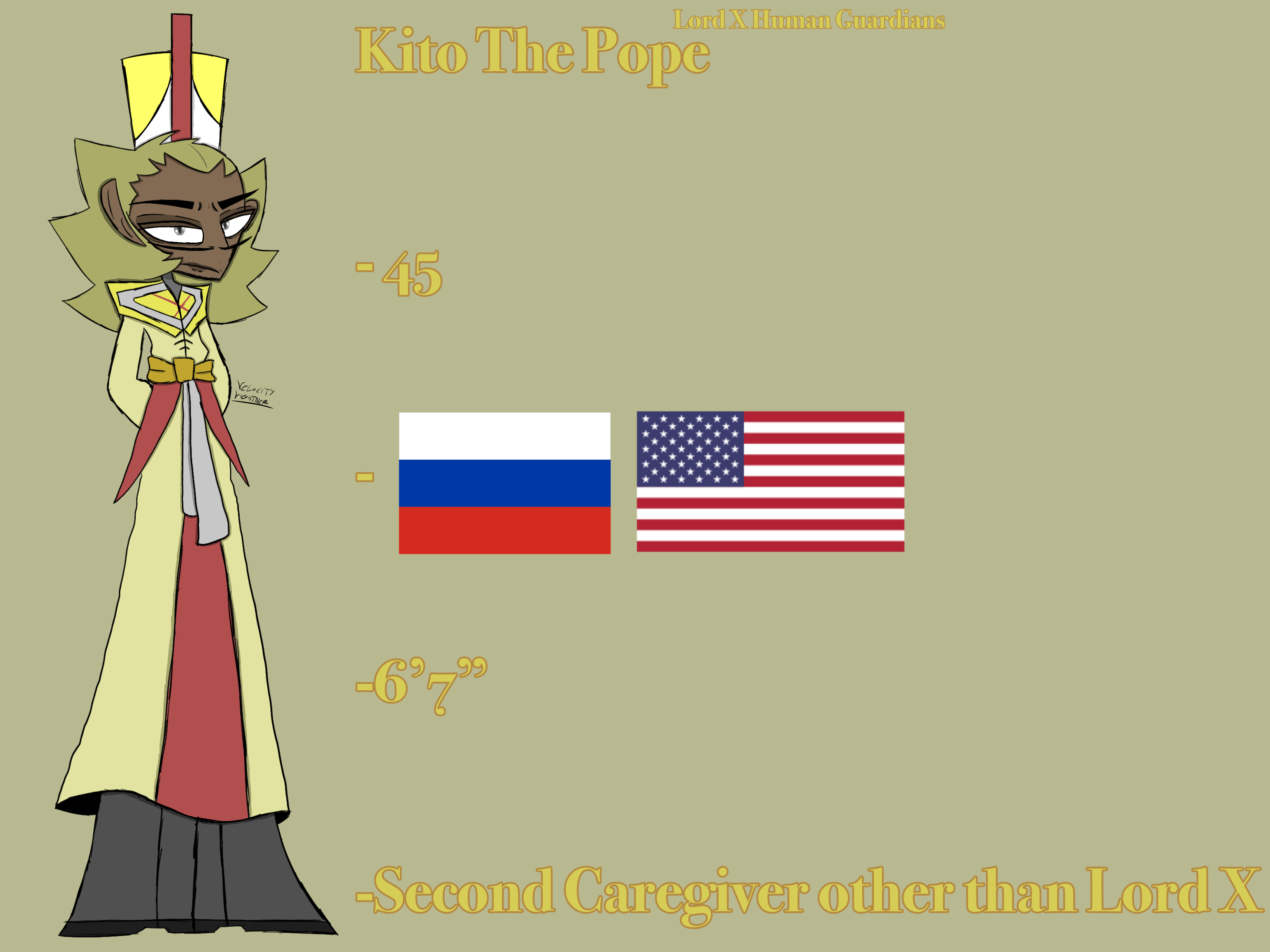 Lord X Human Guardians - Kito The Pope by VelocityHun on DeviantArt