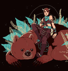 Bosmer and her bear