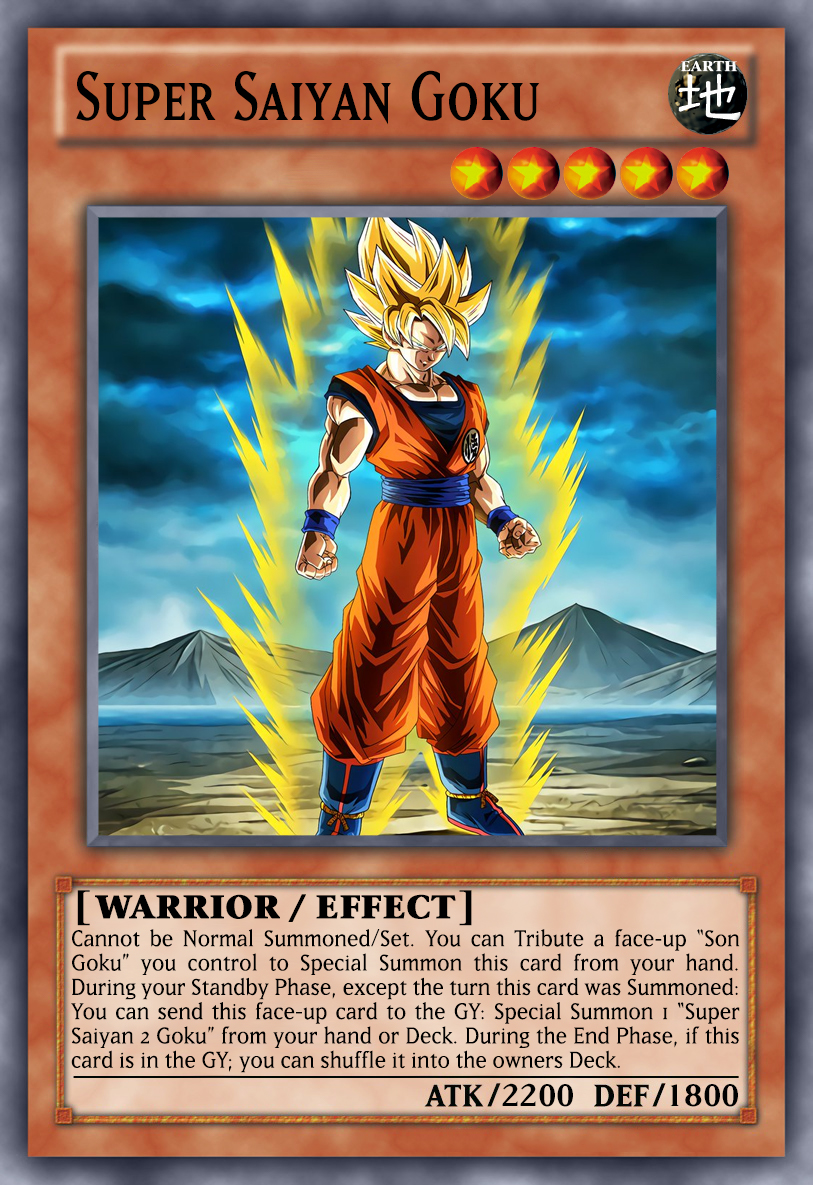 Fake Yugioh Card: Super Saiyan Goku by XxReignDarknessxX on DeviantArt Fake Yugioh Card: Super Saiyan Goku by XxReignDarknessxX on DeviantArt