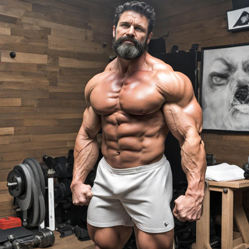 Ex Bodybuilder Build Bodybuilder 16 by bhmuscleai on DeviantArt