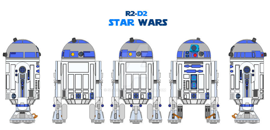 Labled R2 D2 R2 D2 by sudeepdash on DeviantArt