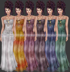 Boho Maxi-Dress in 6 diff. colors