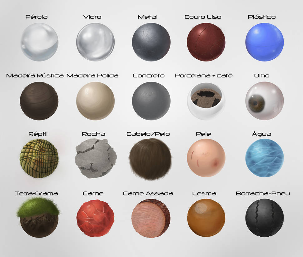 Material and Texture Study by pilehh on DeviantArt