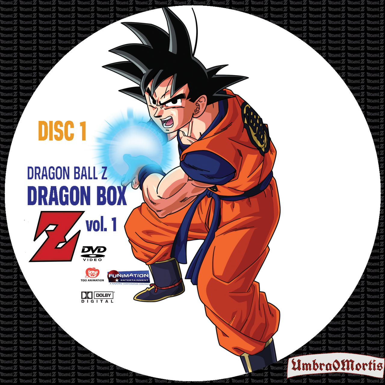 Dragon Ball Z Dragon Box Dvd Label 1 By Umbra0mortis On Deviantart