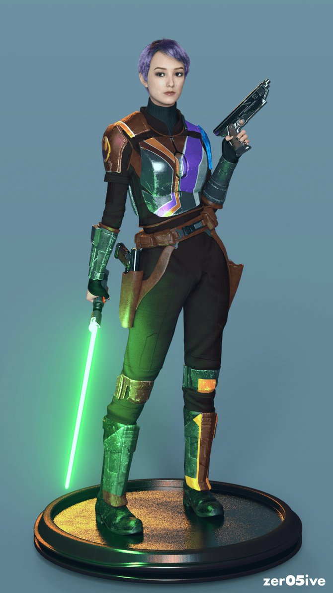 Sabine Robotization Deviantart Sabine Wren by zer05ivedigital on DeviantArt