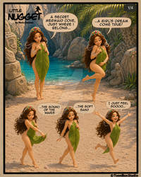 Queen Emmaline transform mermaid comic