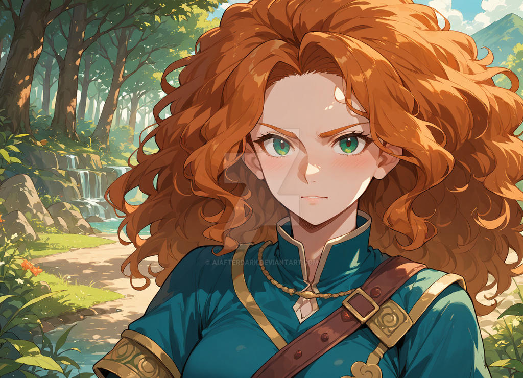 Merida (18) Returns Set Portrait by AIAfterDark on DeviantArt