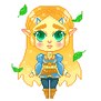 Princess Zelda BoTW Pixel Art
