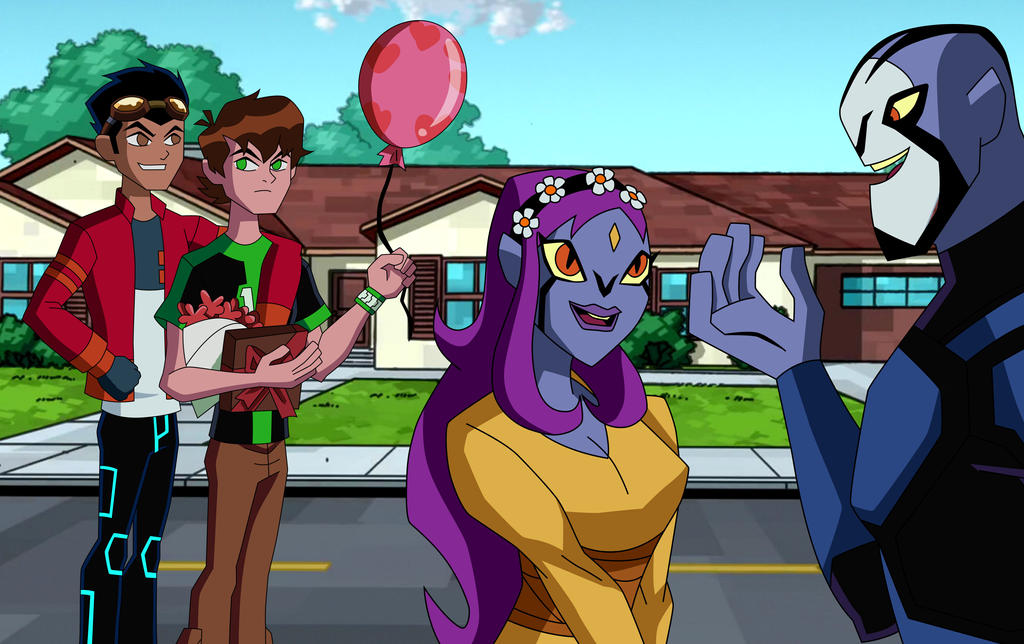 Ben 10 Omniverse - Rex and Ben with Rook Rayona by AngeloCN on DeviantArt