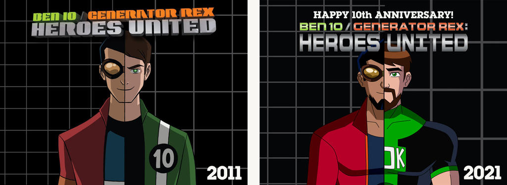 Ben 10/Generator Rex Heroes United 7th anniversary by AngeloCN on  DeviantArt