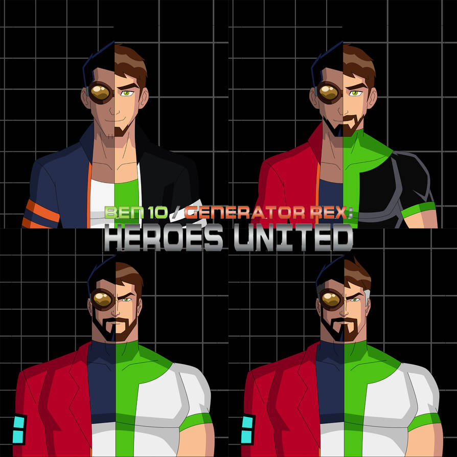 Ben 10 - Generator Rex Heroes United adults by AngeloCN on DeviantArt