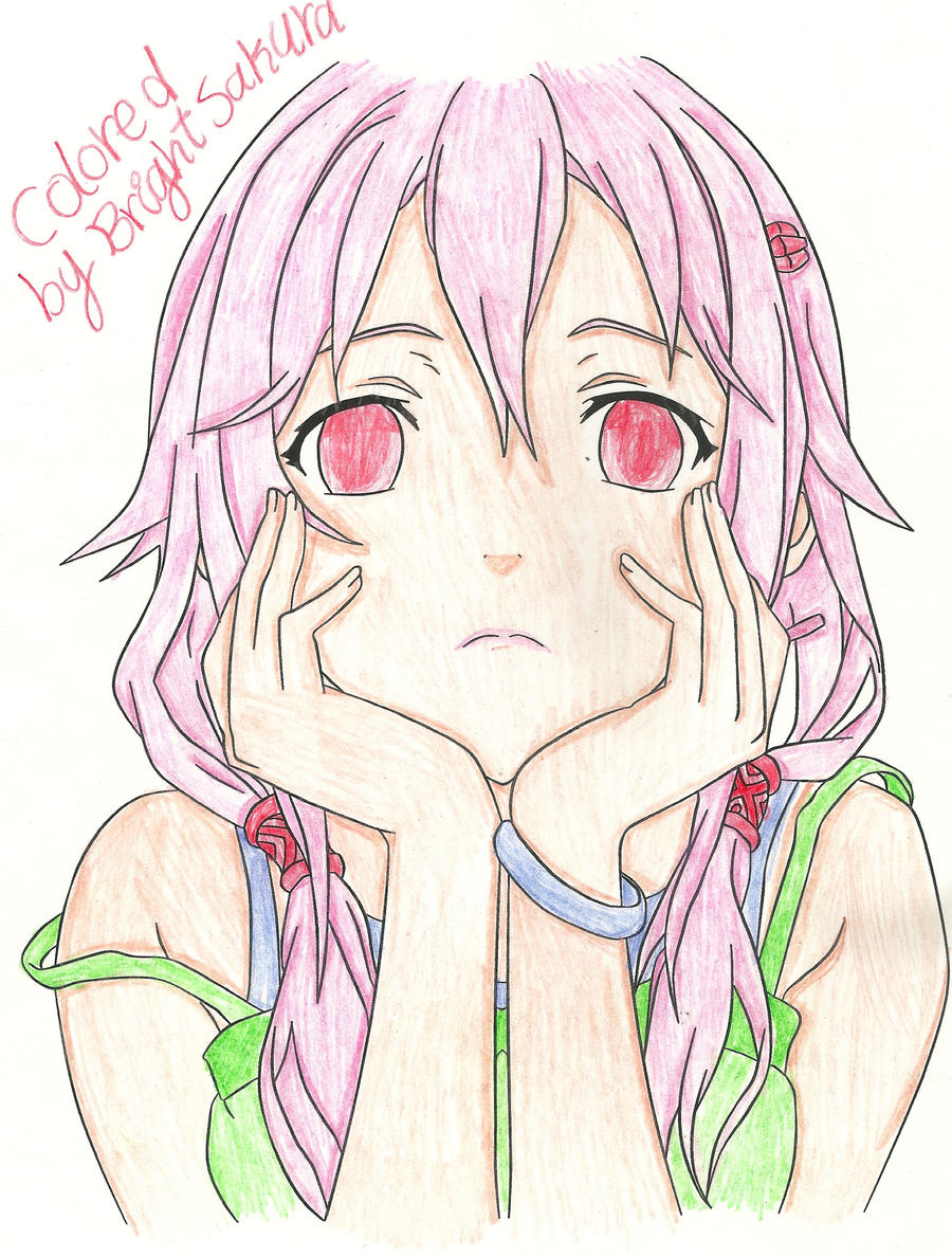 Inori Lineart Colored