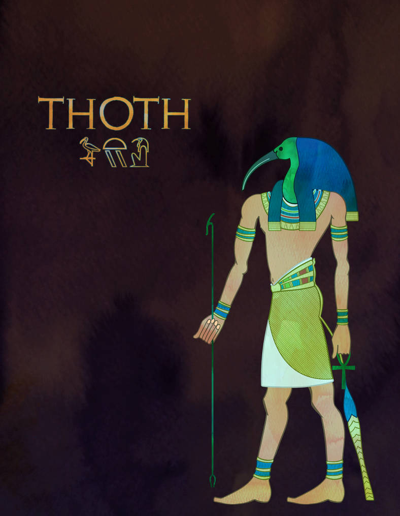 Thoth portrait by NaelAliArt on DeviantArt