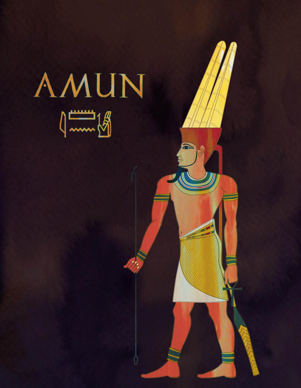 Amunin Amun portrait by NaelAliArt on DeviantArt