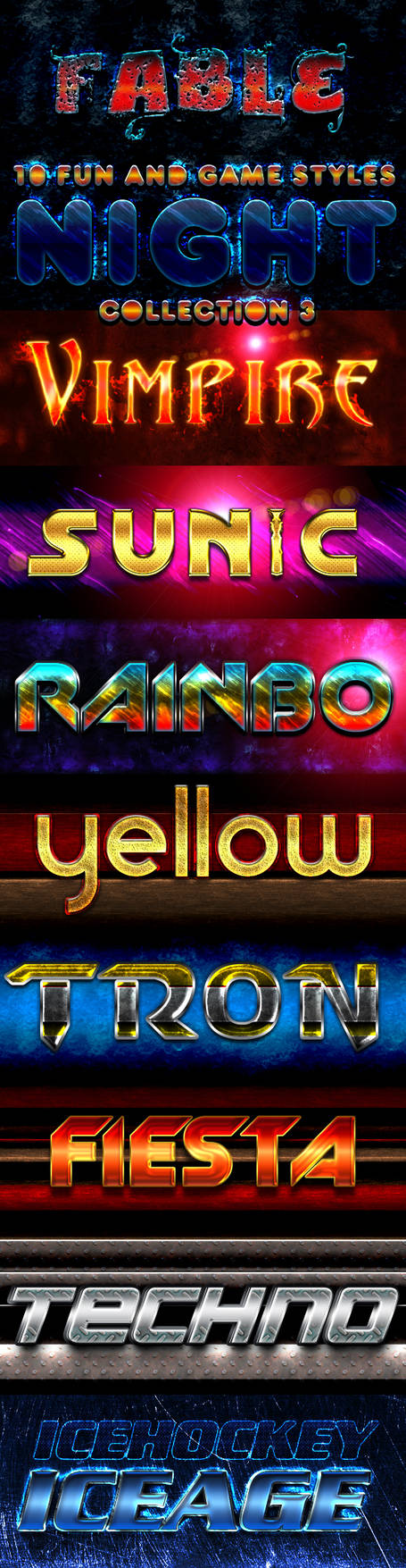 Fun And Game Text Styles 3 by MuzikizumWeb on DeviantArt