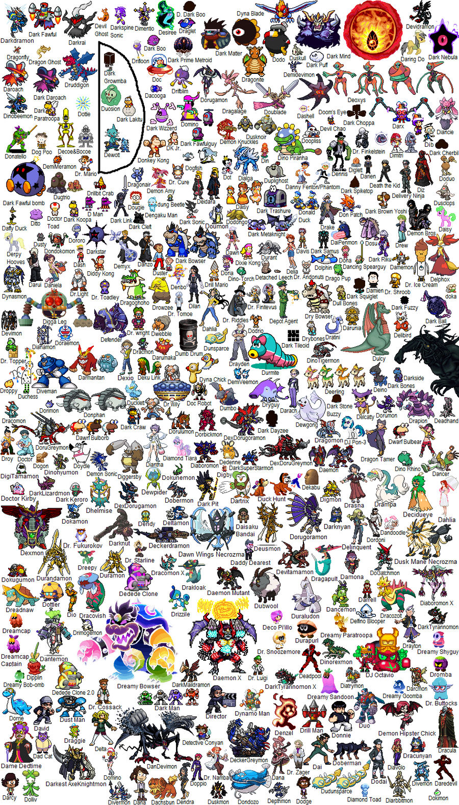 All Pokemon Type combination by ZarxielZerg on DeviantArt