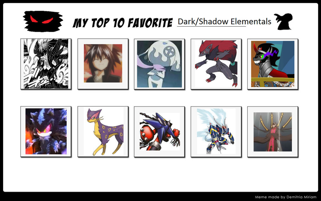 Small Shadow Elemental My Top 10 Favorite Dark/Shadow Elementals by ajpokeman on DeviantArt