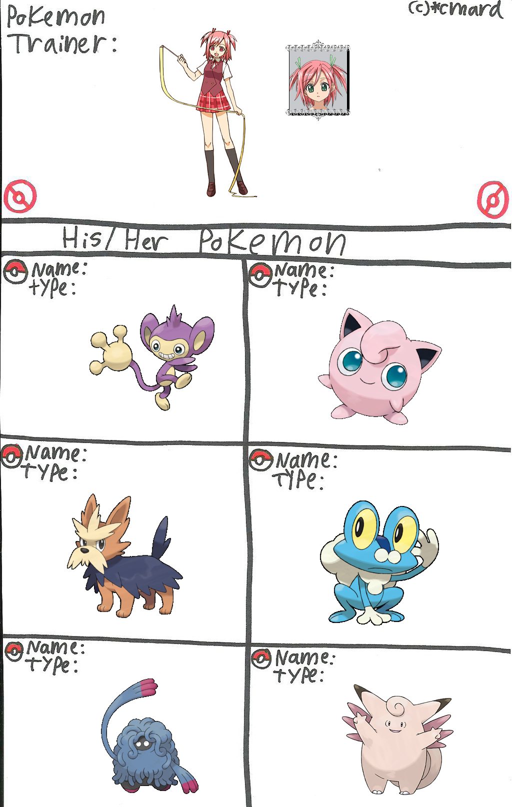 Makie Pokemon Team