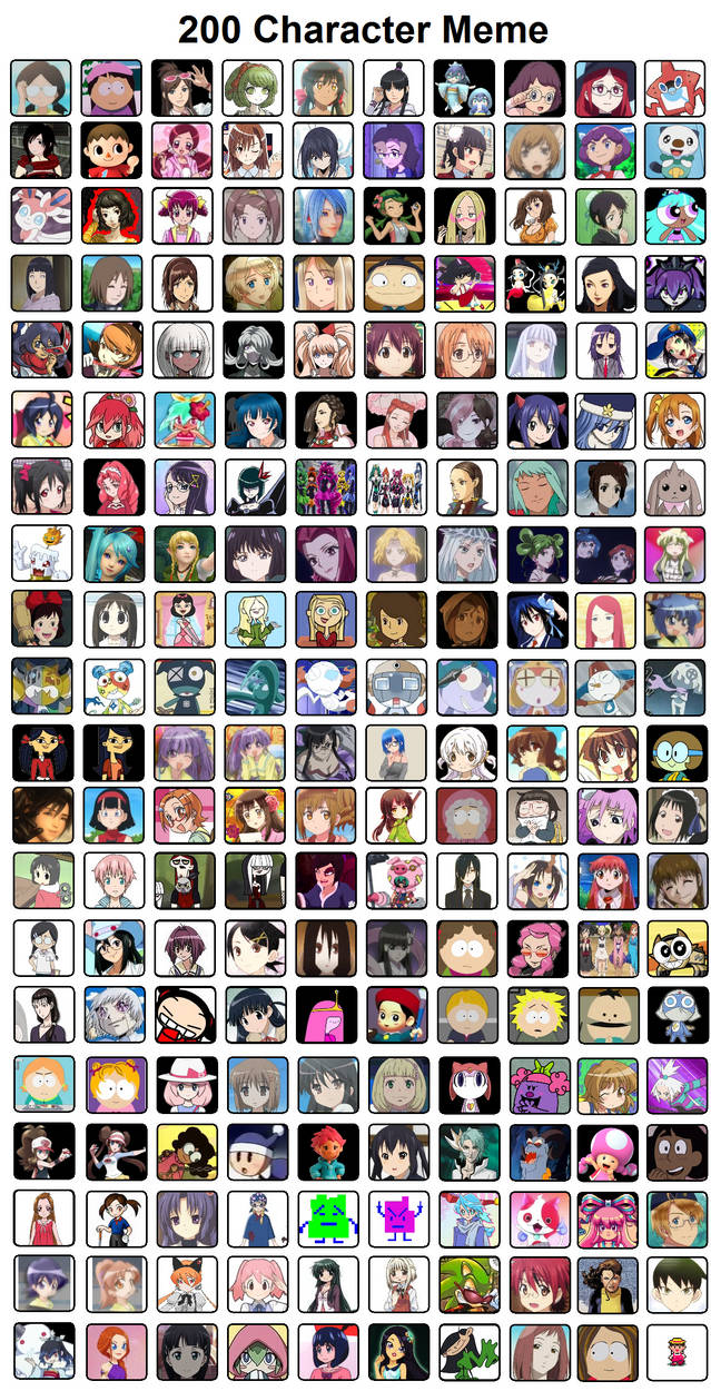 Over 200+ Characters, Browse From A to Z