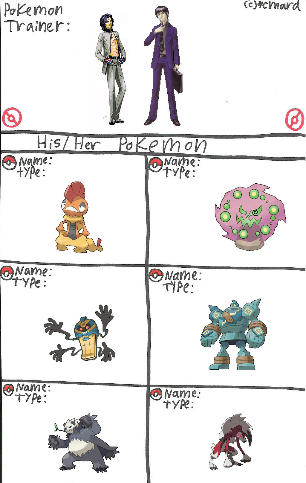 Reiji Pokemon Team by ajpokeman on DeviantArt