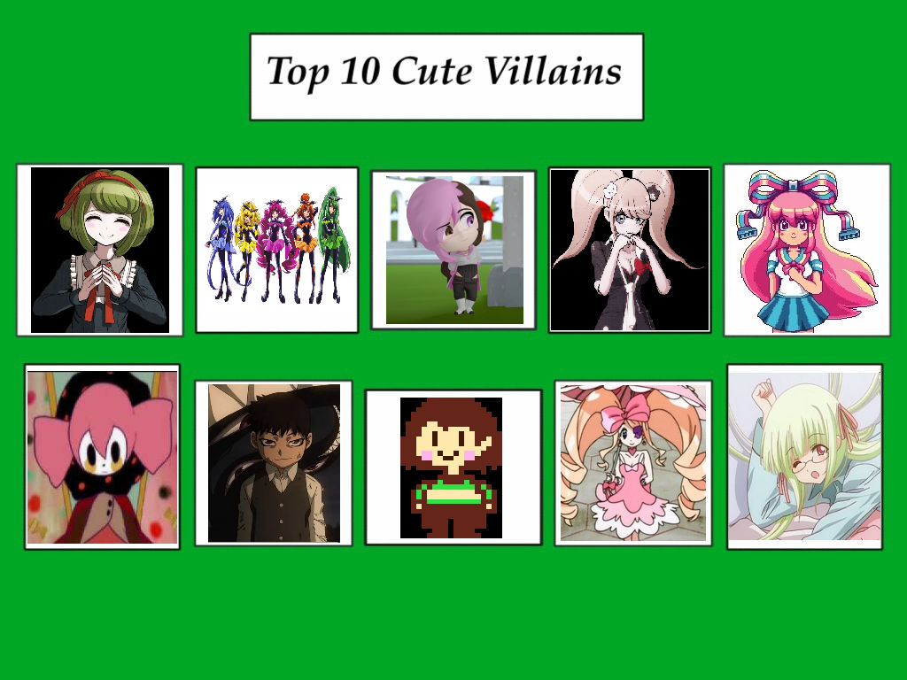My Top 10 Cute Villains by ajpokeman on DeviantArt