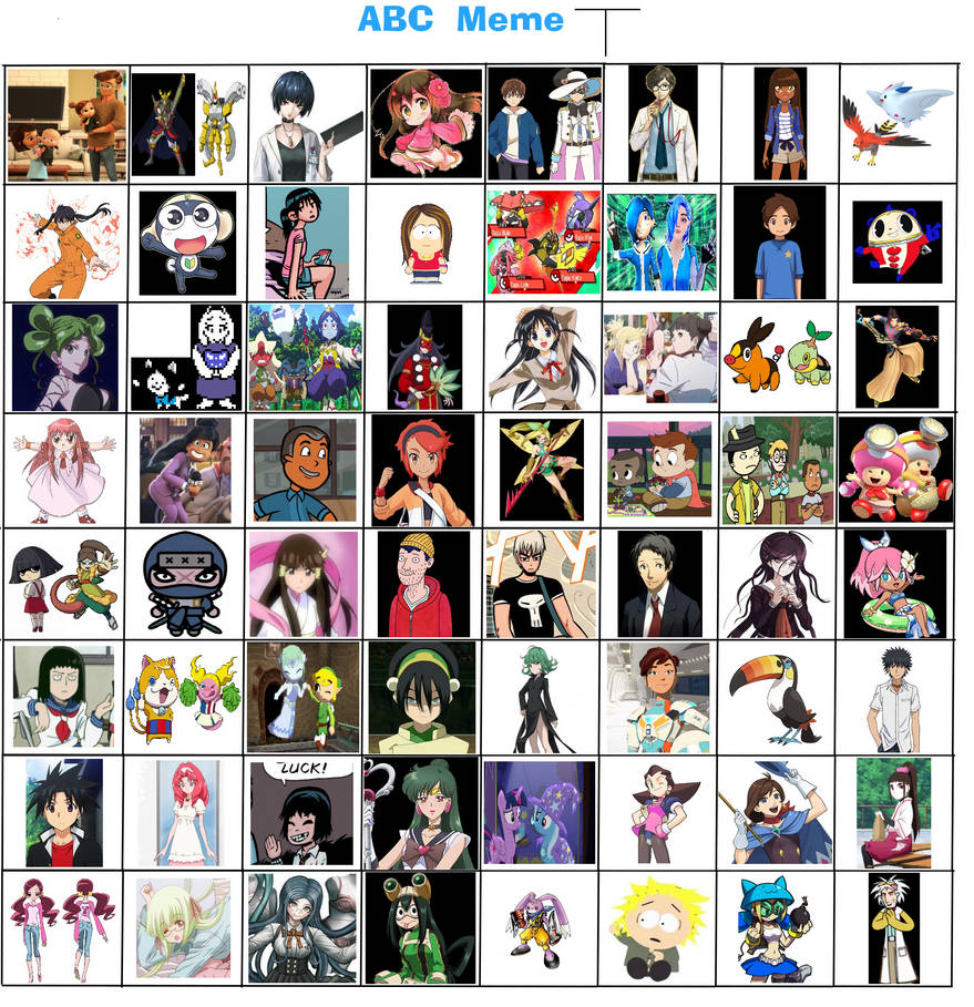 Favorite T Characters Version 3 by ajpokeman on DeviantArt