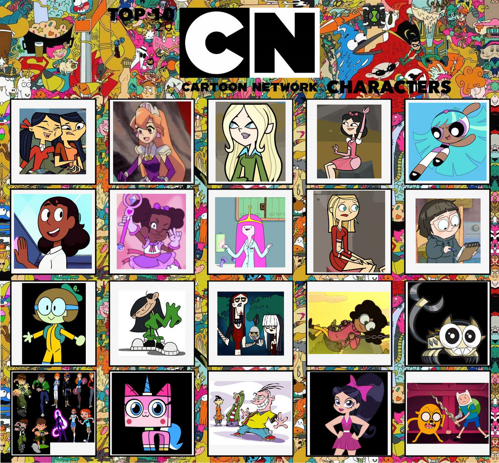 My Top 20 Cartoon Network Characters by ajpokeman on DeviantArt