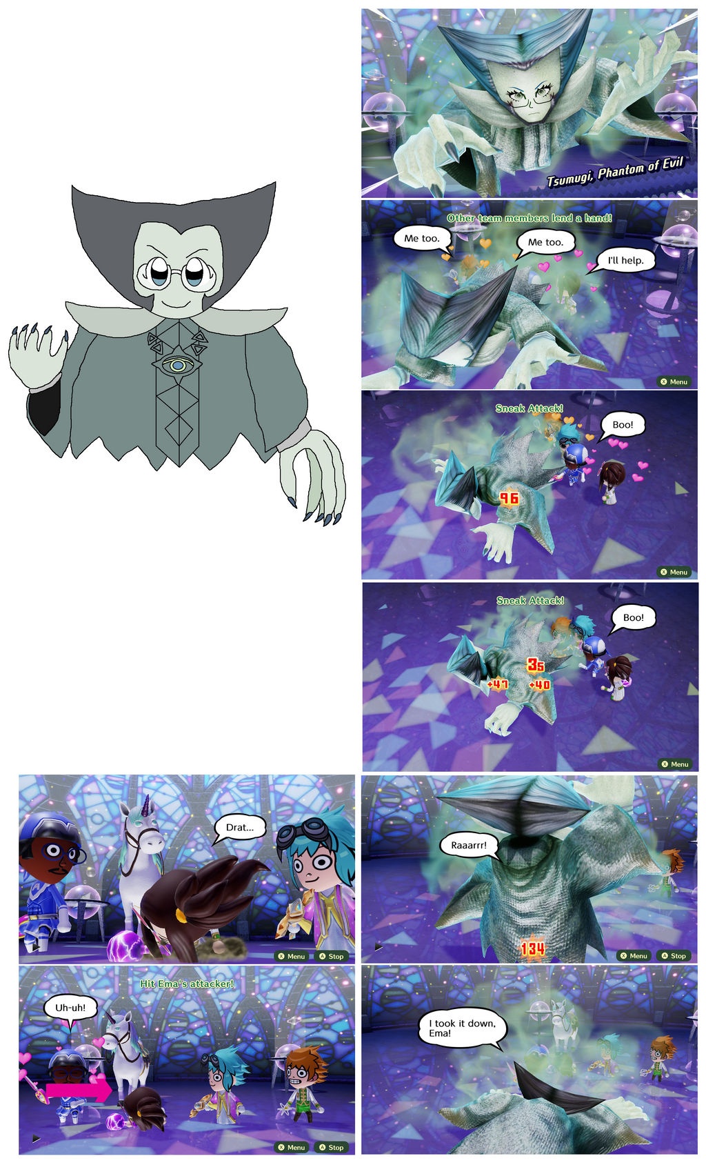 Miitopia Roxanne Miitopia (Switch) Phantom of Evil by ajpokeman on DeviantArt