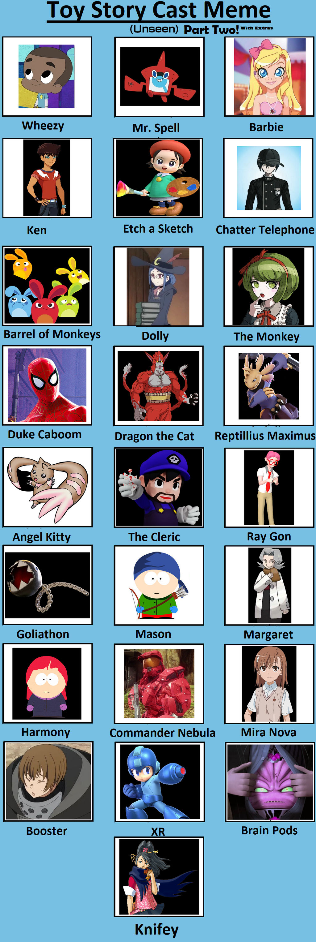 My Toy Story Cast Meme Other Characters Part 2 by ajpokeman on DeviantArt