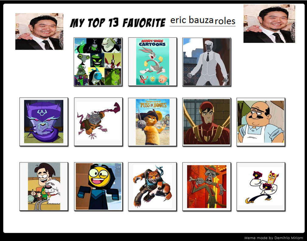 My Top 13 Favorite Eric Bauza Roles by ajpokeman on DeviantArt