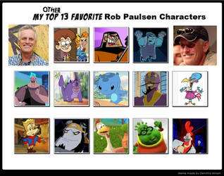 My Top OTHER 13 Favorite Rob Paulsen Characters