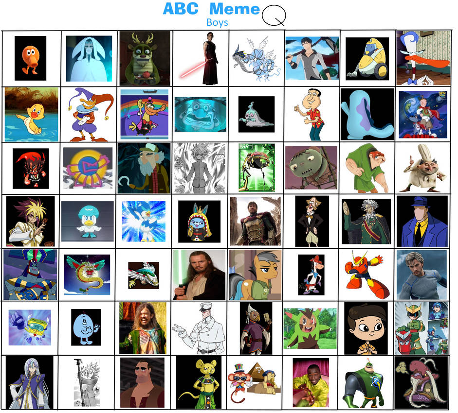 Abc Basic Meme Favorite Q Boys and Girls (ABC Meme) by ajpokeman on DeviantArt
