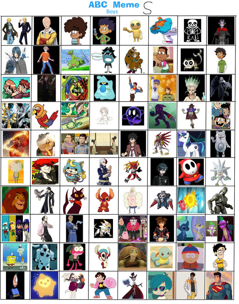 Abc Basic Meme Favorite S Boys and Girls (ABC Meme) by ajpokeman on DeviantArt