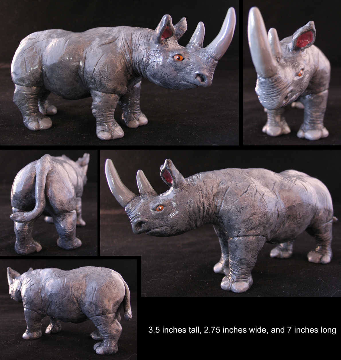 James the Rhino sculpture