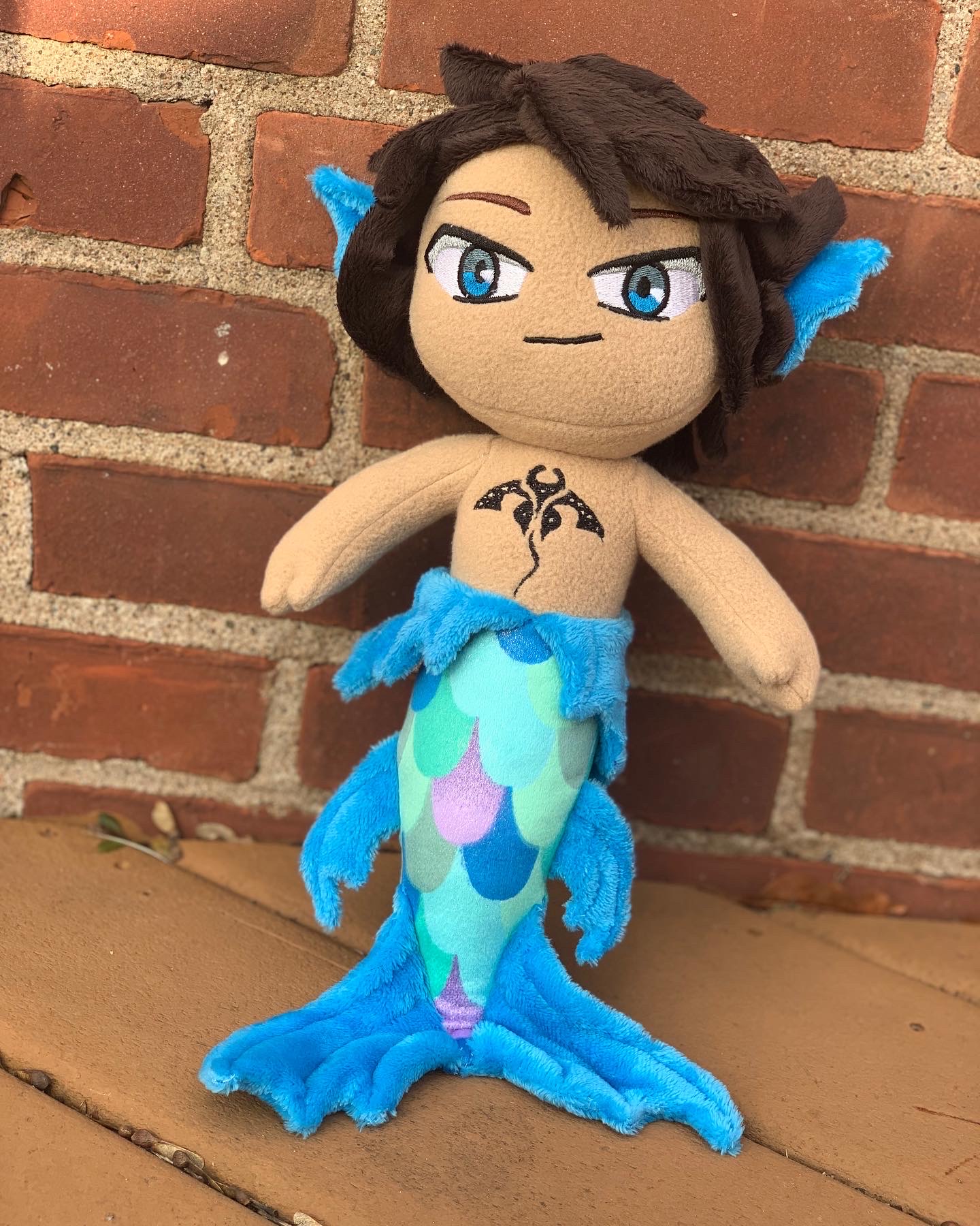 Merman Custom Custom Merman plush by CraftyMamaLove on DeviantArt