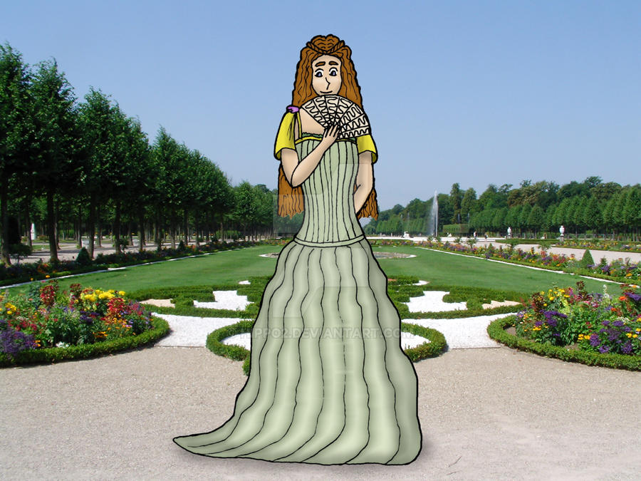 Martha in the palace garden