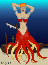 BG: Arin the octopus mermaid