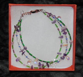 Purple and Green Bracelet #4