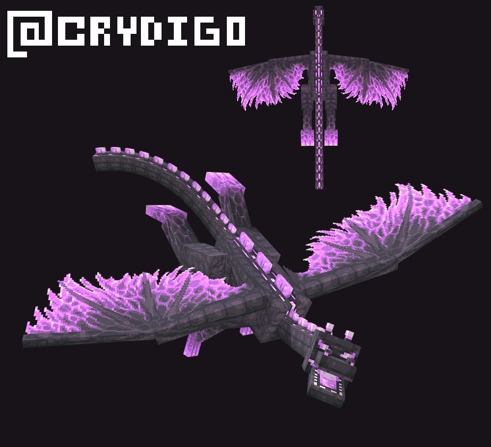 Minecraft ender dragon by debusscher62 on DeviantArt