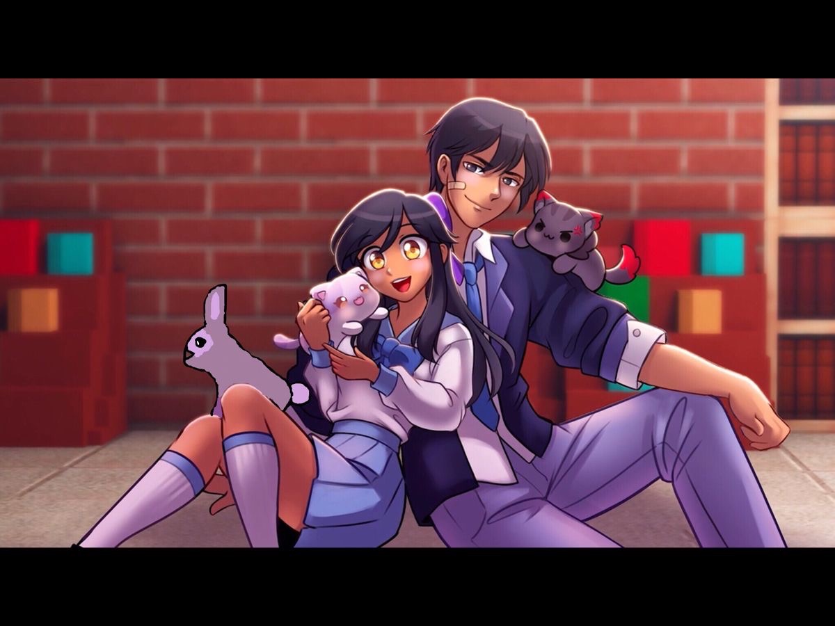Aphmau And Aaron By Debusscher62 On DeviantArt aphmau-and-aaron-by-debusscher62-on-deviantart