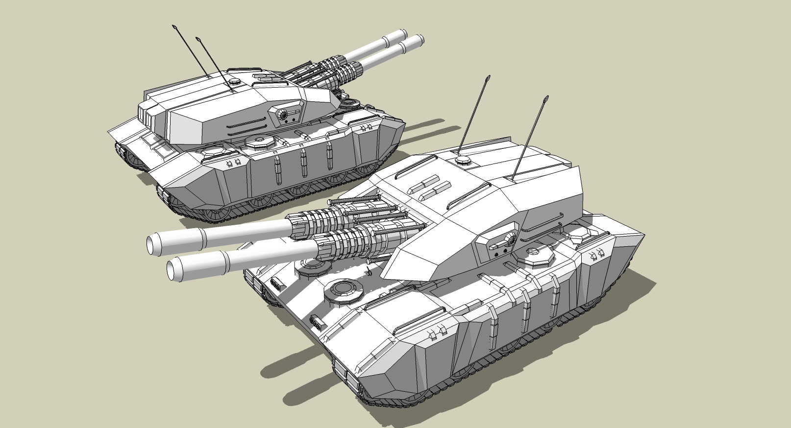 Phalanx - Futuristic Tank - WIP