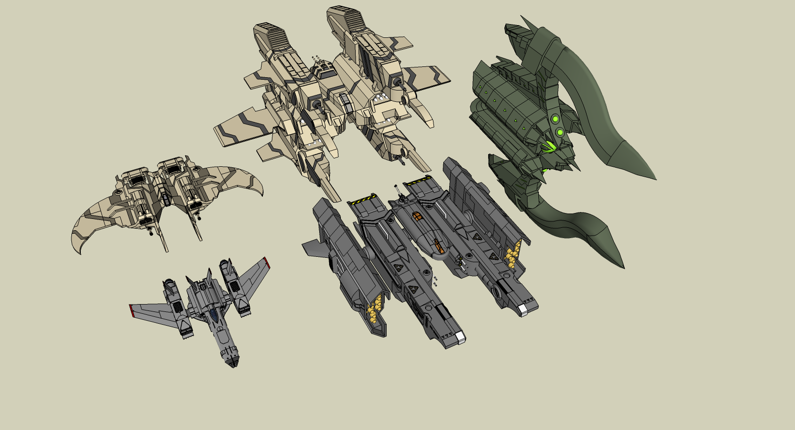 Size between Fighters / Bombers