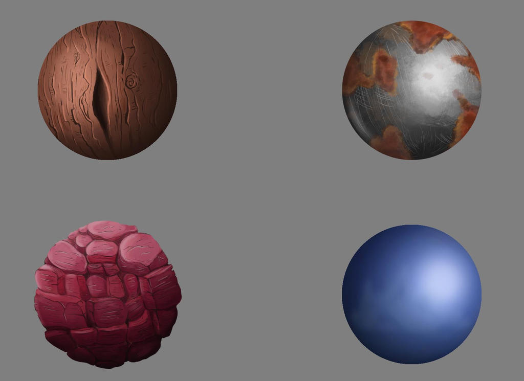 Texture Spheres (A Second Go) by JDaggs92 on DeviantArt